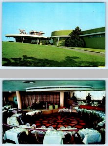 2 Postcards BIRMINGHAM, Alabama AL ~ Roadside THE CLUB, INC Interior c1950s