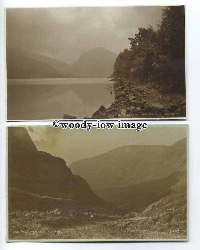 tp9072 - Cumbria - Cards x 2 Buttermere,& Honister Crag Pass - postcard - Judges