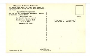 MI - Marquette. Northwoods Supper Club