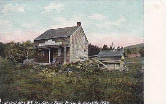 New York Catskill Mountains Oldest House In the Catskill 