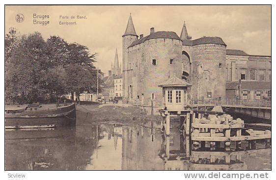 Porte De Gand, Brugge (West Flanders), Belgium, 1900-1910s
