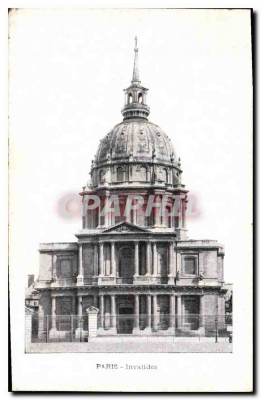 Postcard Old Paris Invalides