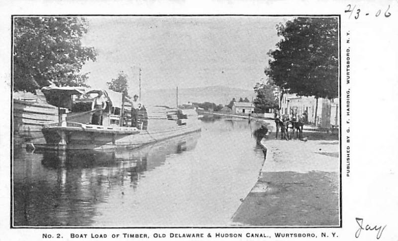 Wurtsboro, NY USA Published by G.F Harding Wurtsboro, NY USA D & H Canal Post...