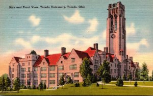 Ohio Toledo Side and Front View Toledo University