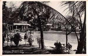 Acapulco Mexico Aloerca Hotel Swimming Pool Real Photo Postcard AA31192