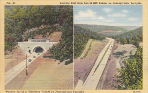 Looking East From Laurel Hill Tunnel On Pennsylvania Turnpike Curteich