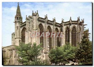 Postcard Modern Carcassonne the Cathedrale Saint Nazaire Cite