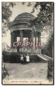 Old Postcard Postcards Paris Bois de Vincennes The Greek temple Advertisement...