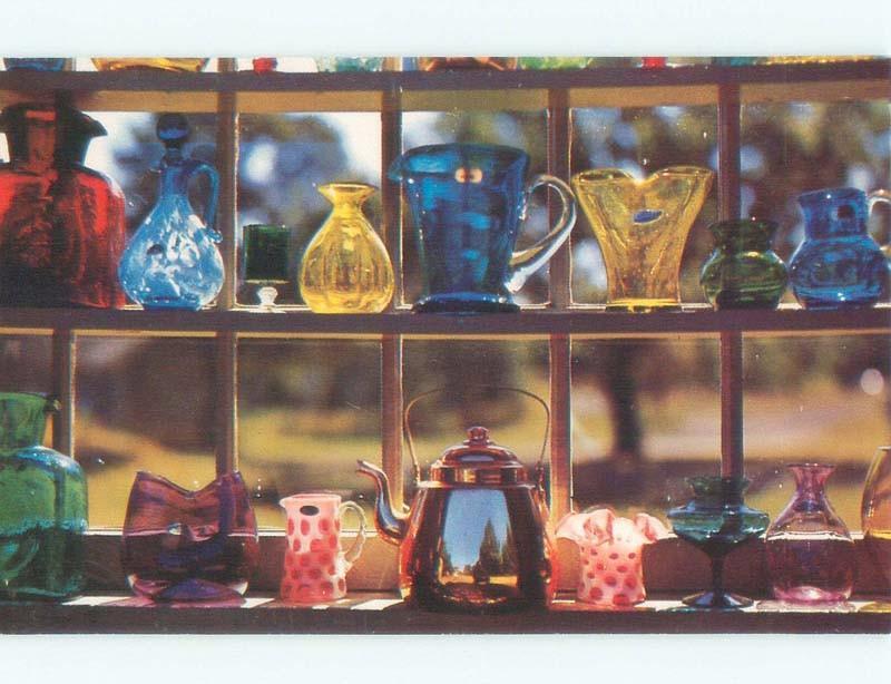 Pre-1980 POSTCARD OF ANTIQUE GLASS AT CAPE COD ANTIQUE SHOPS Cape Cod MA E5561