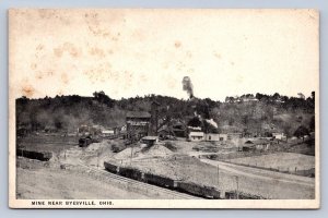 K4/ Byesville Ohio Postcard c1910 Cambridge Trailrun Coal Mine 413