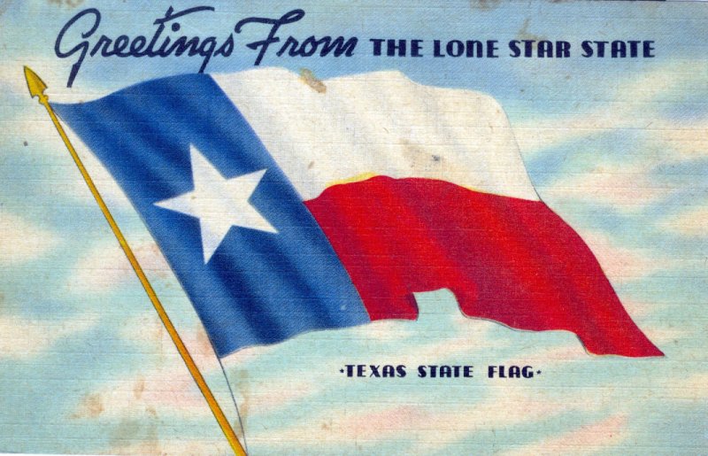 [ Linen ] US Texas The Lone Star State - Greetings