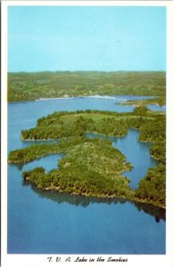 TVA Lake Smokies Douglas Smoky Mountain Postcard UNP VTG Unused Vintage Chrome