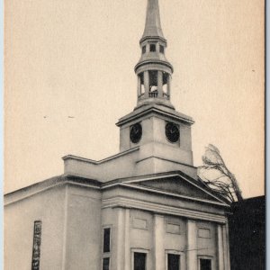 c1940s St. Johnsbury, VT South Congregational Church Collotype Photolux Art A210