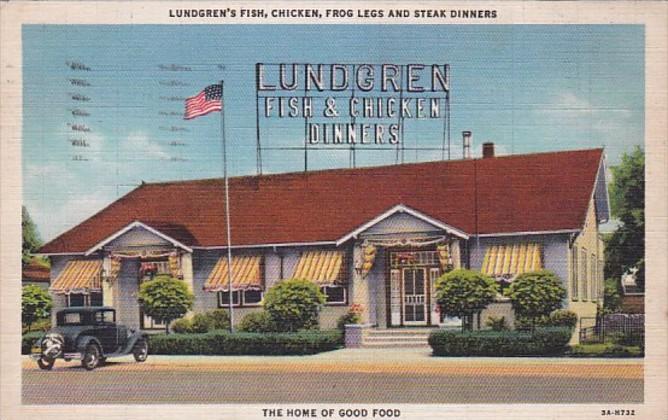 Indiana Whiting Lundgren's Restaurant 1941 Curteich