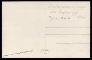 Germany 1930 Graf Zeppelin Goerlitz Air Crew RPPC Postcard 90551