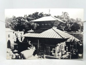 Ancient Temple Nepal India Vintage  Postcard