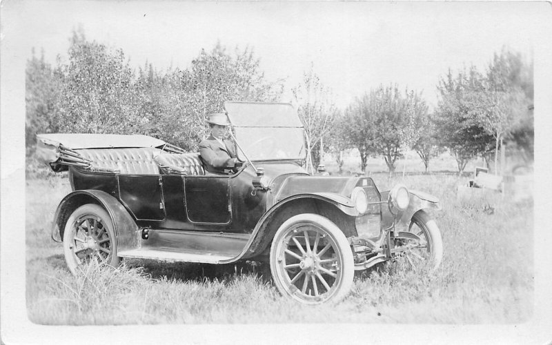 J44/ Early Automobile RPPC Postcard c1910 Auto 282