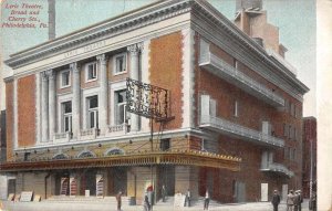 Philadelphia Pennsylvania Lyric Theatre Exterior View Vintage Postcard JH230664