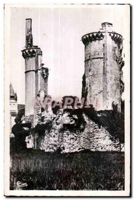 Old Postcard Mehun sur Yevre (Cher) Chateau Charles Ruins