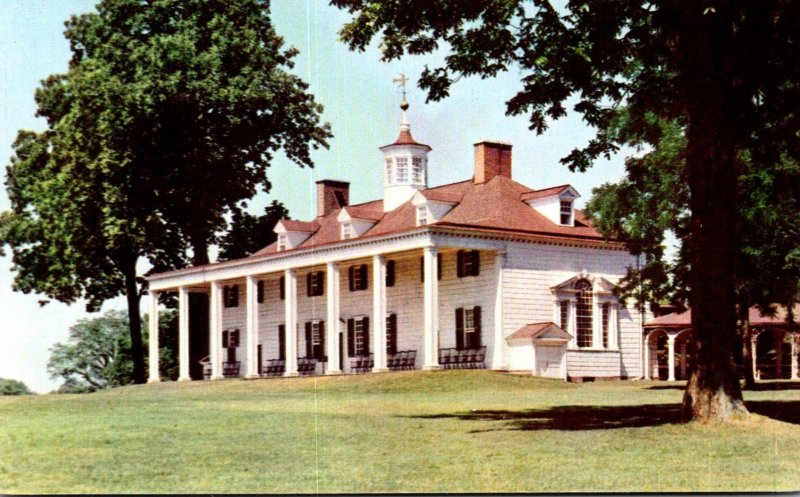 Virginia Mount Vernon Washington's Mansion Curteich