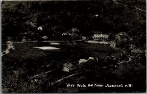 CAMP JACKSON'S MILL W. VIRGINIA STATE 4-H CAMP REAL PHOTO POSTCARD 17-65