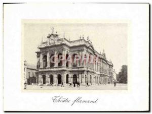 Old Postcard Antwerp Flemish Theater