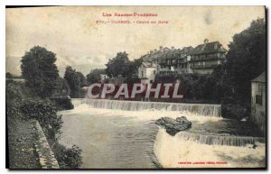 Old Postcard The Basses Pyrenees Oloron Gave Fall