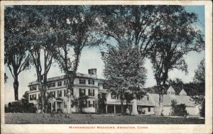 Abington Pomfret CT Mashamoquet Meadows c1915 Postcard