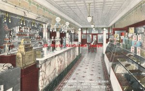 IA, Davenport, Iowa, N.J. Sirpis Chocolate Shop Interior, Soda Fountain