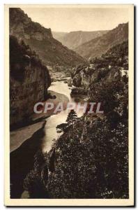 Old Postcard Gorges Du Tarn The output of Detroits