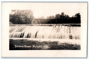 c1910's Salmon River Waterfall Long Bridge Pulaski New York NY Antique Postcard