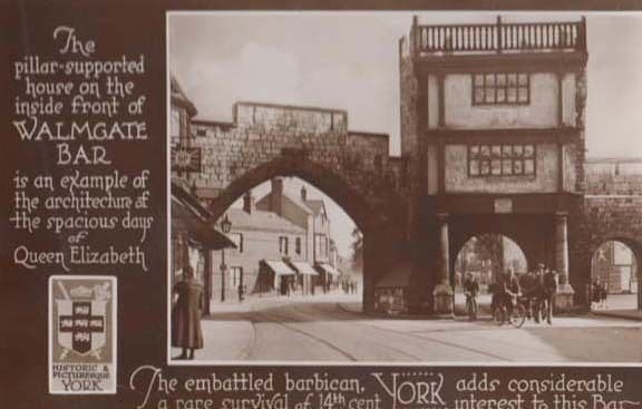 Yorkshire York Barbican Walmgate Pub Bar Queen Elizabeth II Real Photo Postcard