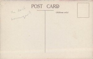 The last passenger old postcard