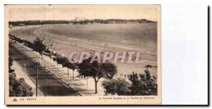 Old Postcard Royan large conch and advanced Vallieres