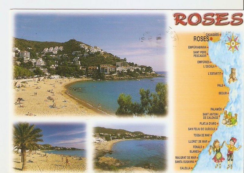 Postal 044120 : Roses. Costa Brava