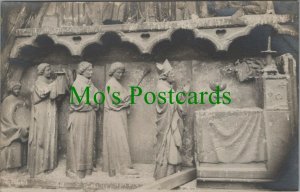 France Postcard - Sculpture, Notre Dame, Amiens  RS25733