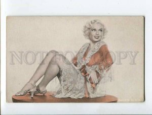 286265 MUTOSCOPE Pin-Up Girl BLONDE ACTRESS Vintage USA card