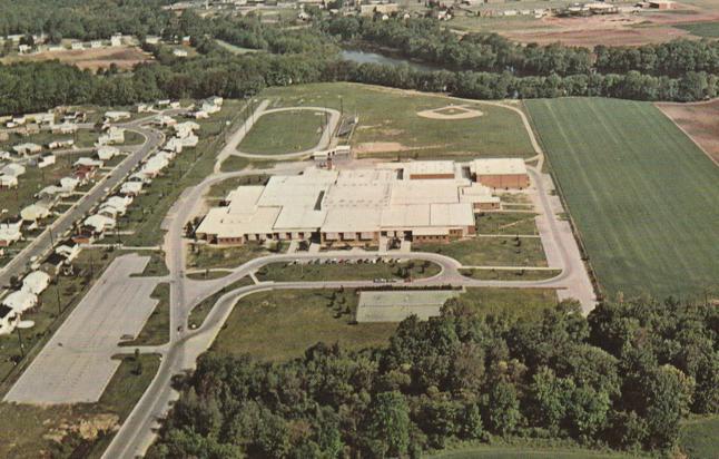 Aerial View of Dover High School - Dover DE, Delaware