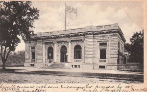 Postcard Clinton Iowa Post Office 1907