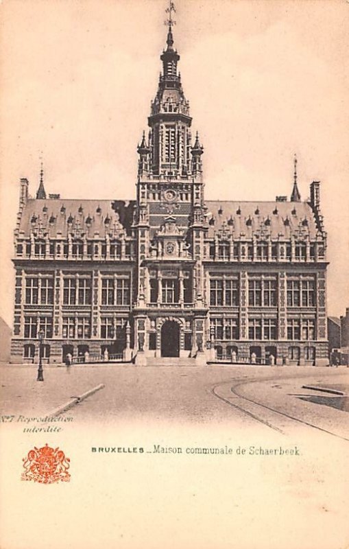 Maison communale de Schaerbeek Bruxelles Belgium Unused 