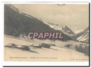 Modane Postcard Old Lavoir Valley in winter