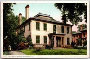 Bellows Falls Vermont VT, Hetty Green's House Residence, Vintage Postcard
