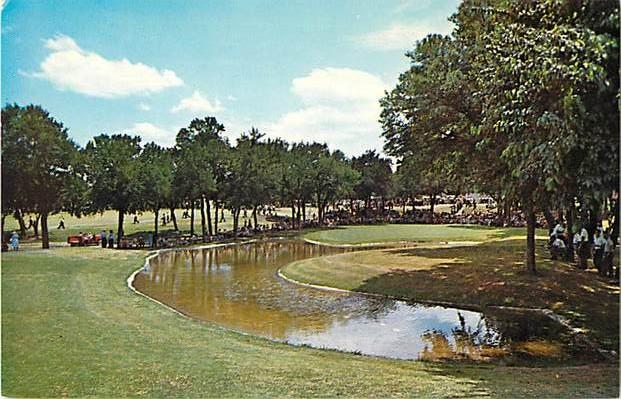 Scene at Colonial Country Club, Fort Worth, Texas, TX, Chrome