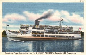 Steamliner SS Mount Vernon Wilson Line