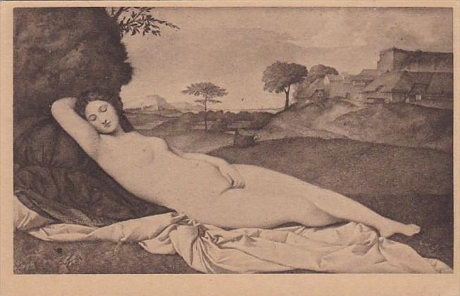 Giorgione Schlummernde Venus Nude Topless