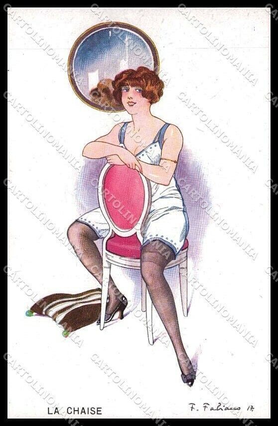 PC ARTST SGNED, MANUEL, BONNE ANNÉE, GLAMOUR LADY, Vntage Postcard