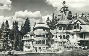 Romania Postcard Borsec villa chalet