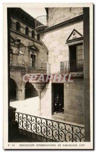 Postcard Old Expostion International Barcelona 129 Casa de Cambados