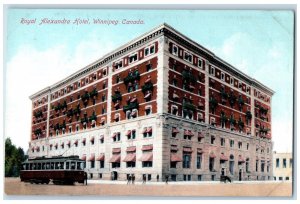 Winnipeg Manitoba Canada Postcard Royal Alexandra Hotel c1910 Antique