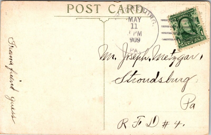 State Normal School East Stroudsburg Pennsylvania Postcard 1909